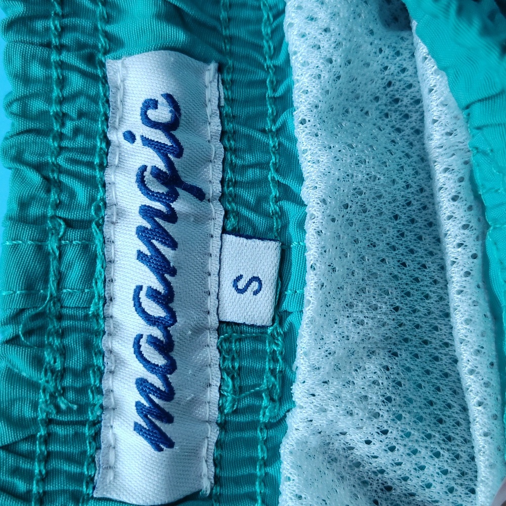 Men's Turquoise Swim Shorts - Picture 6 of 9